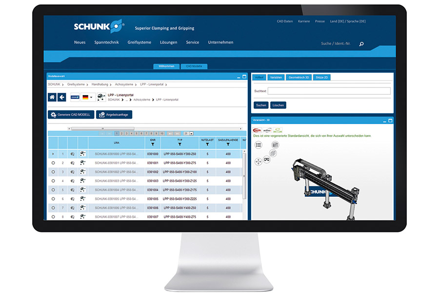 Konfigurator schunk 2